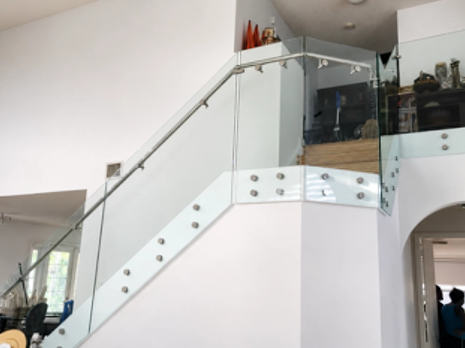 Glass railings